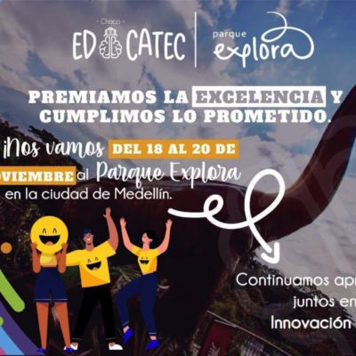 ¡Profes, nos vamos para Medellín  a visitar el parque Explora a seguir adquiriendo conocimiento sobre innovación educativa!