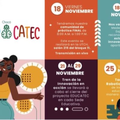 Cronograma de actividades de cierre del proyecto Educatec